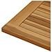 Piano del tavolo Rettangolare Legno di teak solido Naturale - Foto miniatura 6