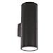 Lampada Da Parete Gun Ap2 Big Nero Max 2 X 60w E27 - 240v - Foto miniatura 5
