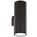 Lampada Da Parete Gun Ap2 Big Nero Max 2 X 60w E27 - 240v - Foto miniatura 6