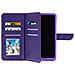 Custodia A Libro Universale Smartphone 6 Portacarte Viola Taglia Xl - Foto miniatura 6