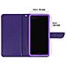 Custodia A Libro Universale Smartphone 6 Portacarte Viola Taglia Xl - Foto miniatura 10