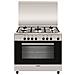 Cucina Elettrica AN965MI6 5 Fuochi a Gas Forno Multifunzione Elettrico Ventilato Classe A Dimensioni 90 x 60 cm Colore Inox Serie Alpha - Foto miniatura 1