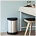 Pattumiera A Pedale Con Secchio Interno Deco 20l Argento 240568 - Foto miniatura 3