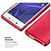 Custodia Compatibile Con Sony Xperia M2 / M2 Aqua In Rosso Metallico - Coperchio Protettivo In Silicone Tpu Flessibile - Foto miniatura 2