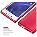 Custodia Compatibile Con Sony Xperia M2 / M2 Aqua In Rosso Metallico - Coperchio Protettivo In Silicone Tpu Flessibile - Foto miniatura 8