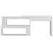 Scrivania Angolo Bianco Lucido 200x50x76 cm Legno Multistrato - Foto miniatura 3