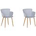 Set Di 2 Sedie Da Pranzo Grigie Sumkley - Foto miniatura 1