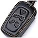 Caso Della Copertura Car Key Pelle Per Land Rover Lr4 Lr2 Discovery Range Rover Sport Evoque 5 Pulsanti Smart Chiavi Portachiavi Accessori - Foto miniatura 1