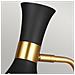 Lampada Da Tavolo A 1 Luce, Midnight Black, Midnight Black, Ottone Brunito, E27 - Foto miniatura 4
