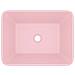 Lavandino Luxury Rosa Opaco 41x30x12 cm in Ceramica - Foto miniatura 2