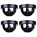 Dome Falso Fittizio Di Sicurezza Cctv Fotocamera Monitor Di Simulazione Con Luce Lampeggiante Led Uso Esterno Dellinterno Per Case E Professione 4 Pack - Foto miniatura 1