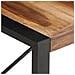 Tavolino 180x90x40 Cm In Legno Massello Con Finitura Sheesham - Foto miniatura 5