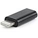 USB Type-C adapter (CF / 8pin M), Black - Foto miniatura 1
