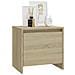 Comodino Rovere Sonoma 45x34x44,5 cm in Truciolato - Foto miniatura 3