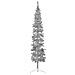 Albero Natale Artificiale Sottile A Metà Supporto Argento 240cm - Foto miniatura 5