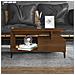 Tavolino Salotto Rovere Marrone 90x49x45 Cm Legno Multistrato - Foto miniatura 1