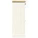 Scarpiera Vigo 60x35x96 Cm In Legno Massello Di Pino Bianco - Foto miniatura 3