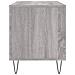 Mobile Porta Dischi Grigio Sonoma 100x38x48cm Legno Multistrato - Foto miniatura 4