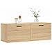 Mobile A Parete Rovere Sonoma 100x36,5x35 Cm Legno Multistrato - Foto miniatura 3