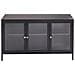 Credenza Con Luci Led Metallo Nero Newport - Foto miniatura 3