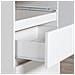 Scrivania CLP, 3 cassetti, 135x60x77 cm, Colore Bianco - Foto miniatura 5