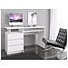 Scrivania CLP, 3 cassetti, 135x60x77 cm, Colore Bianco - Foto miniatura 6