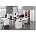 Scrivania CLP, 3 cassetti, 135x60x77 cm, Colore Bianco - Foto miniatura 7