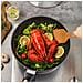 Wok 28 Cm Rivestimento Marmo Coperchio In Vetro E Manico Soft-grip, Nero - Foto miniatura 2