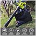 Aspiratore per foglie Trituratore e Soffiatore Elettrico 3000W Aspirafoglie 3in1 - Foto miniatura 5