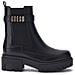 Yelma Booties Stivaletti Pelle Di Mucca Scarpe Donna Nero Eu 40, Fl8yea Ele10 Black - Foto miniatura 1
