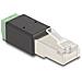 Adattatore da RJ45 maschio per morsettiera 2 pin - Foto miniatura 1
