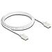 Cavo di rete RJ45 Cat. 6A maschio-maschio con chiusura robusta per uso industriale U /UTP Slim da 2 m bianco - Foto miniatura 1