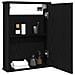 Mobile da Bagno con Specchio Rovere Nero 42x12x60 cm Truciolato - Foto miniatura 5