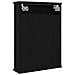 Mobile da Bagno con Specchio Rovere Nero 42x12x60 cm Truciolato - Foto miniatura 9