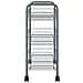 Carrello Da Cucina Con 3 Ripiani Grigio 46x26x64 Cm In Ferro - Foto miniatura 3