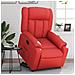 Poltrona Alzapersona Reclinabile Rosso in Similpelle - Foto miniatura 2