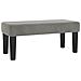 Giroletto a Molle con Materasso Grigio Chiaro 90x190 cm Velluto - Foto miniatura 7