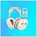 Custodia Protettiva A Tema Spider Compatibile Con Airpods Max 1/2 Generazione - Set Da 3 Pezzi White - Foto miniatura 4