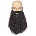 Barba Finta Per Cosplay Di Carnevale Pasquale - Trasformazione Istantanea! Brown - Foto miniatura 1