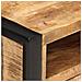 Comodino 40x35x55 Cm In Legno Massello Di Mango - Foto miniatura 5