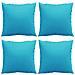 Cuscini da lanciare 4 pcs Turchese 40 x 40 cm Tessuto - Foto miniatura 1