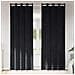 Tende con tende 2 pcs Nero 140 x 225 cm Velluto - Foto miniatura 2