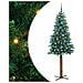 Albero di Natale snodato con 300 LED con supporto Verde 180 cm - Foto miniatura 1