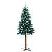 Albero di Natale snodato con 300 LED con supporto Verde 180 cm - Foto miniatura 4