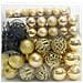 Set di Palle di Natale con 300 LED 120 pcs Oro Plastica - Foto miniatura 3