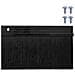 Spazzole per porte a vite 6 pcs Nero 100 cm Lega di alluminio - Foto miniatura 6
