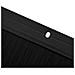 Spazzole per porte a vite 6 pcs Nero 100 cm Lega di alluminio - Foto miniatura 8
