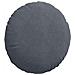 Cuscini per Seduta 2 pcs Grigio scuro Ø 40 x 13 cm Velluto - Foto miniatura 5