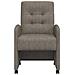 Sedie da Pranzo con Ruote 2 pcs Grigio 57 x 67 x 98 cm - Foto miniatura 4