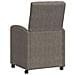 Sedie da Pranzo con Ruote 2 pcs Grigio 57 x 67 x 98 cm - Foto miniatura 6